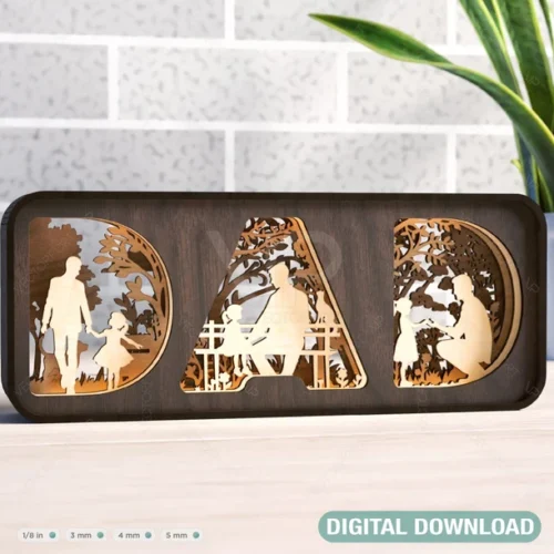 Papa E Hijo Shadow Creativo Digital